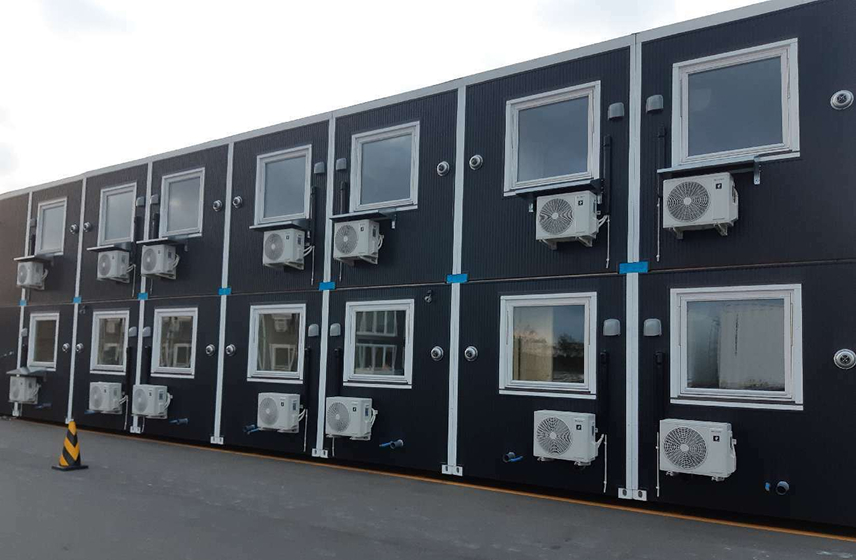 ＭＯＸ燃料工場建設工事宿舎　エアコン新設工事